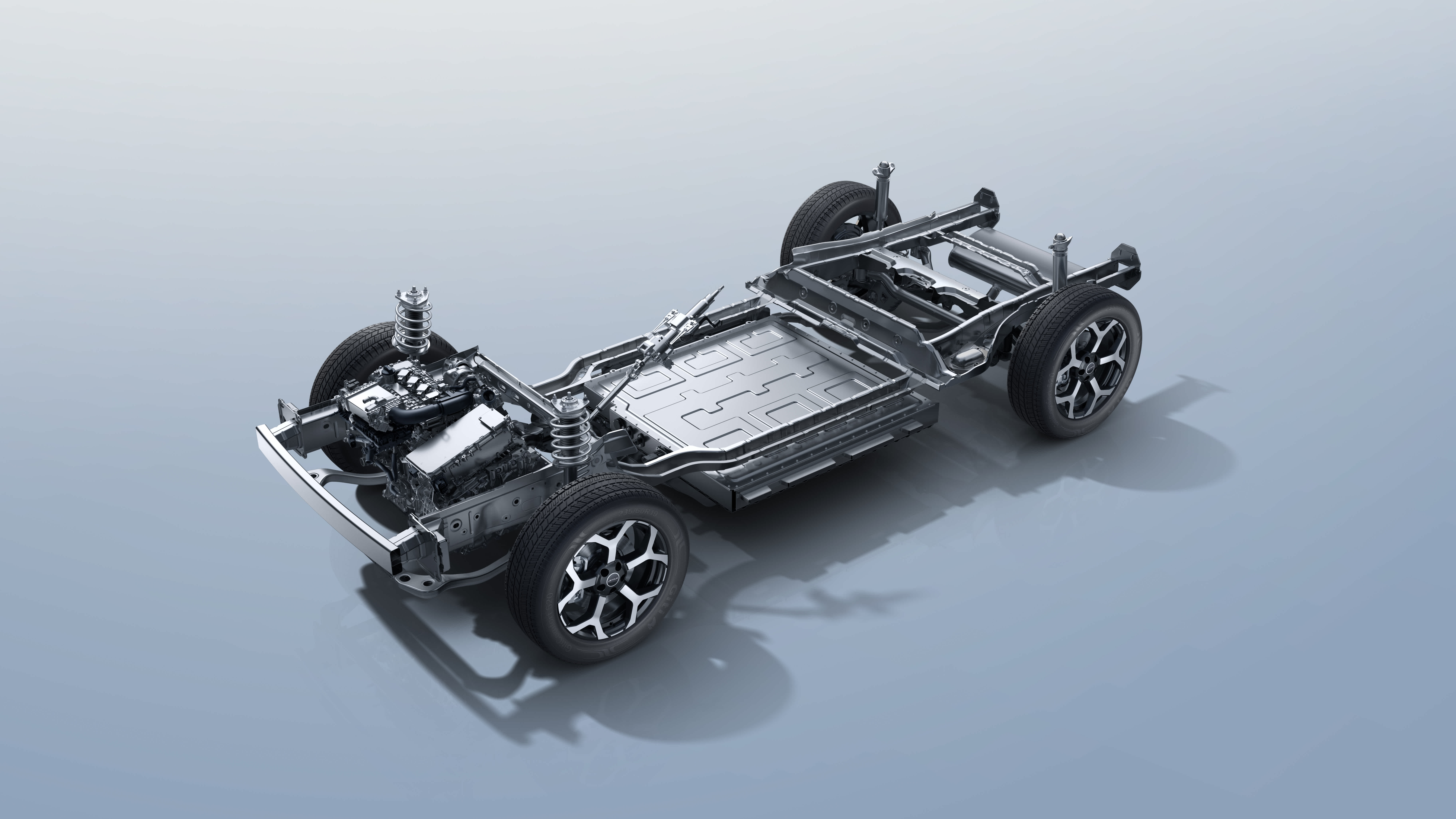 Cinematic ultra-wide website banner graphic featuring the Jetour T1-iDM exterior profile